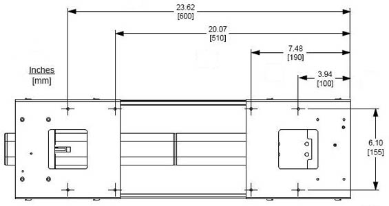 Dimensional drawing - Bottom