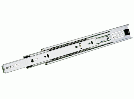 3834E - Light-Duty Over-Travel Slide with Lever-Disconnect and Zinc Finish