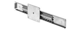 115 – Linear-motion slide with captive travel; flat, side, or vertical mount; up to 132 lbs. (60 kg) per pair, non-disconnect.
