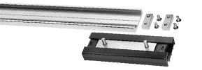 115RC – Linear motion track system comprised of aluminum track and re-circulating ball carriages; loads up to 265 lbs. (120 kg); load rating based on mounting configuration and number of ball carriages inserted into track.