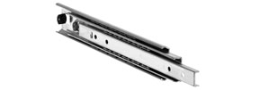 SS5321 – Over travel, stainless steel/corrosion resistant, loads up to 352 lbs. (160 kg) per pair, hold-in detent, non-disconnect.