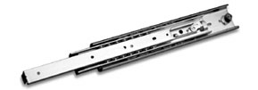 3607 – Full extension, lock-out, loads up to 275 lbs. [124 kg] per pair, lever disconnect, optional enclosure mounting brackets available.