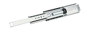 9301E – Full extension, loads up to 600 lbs. [272 kg.] per pair, non-disconnect, optional platform mounting bracket kits available. Load rating varies based on application. See technical sheet for details.