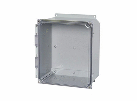 AMP Series – Polyline® JIC Size Junction Boxes: Lift-Off Screw Cover - Clear Polycarbonate
