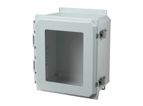 AMU Ultraline® Series Enclosures: Twist Latch Hinged Cover With Window
