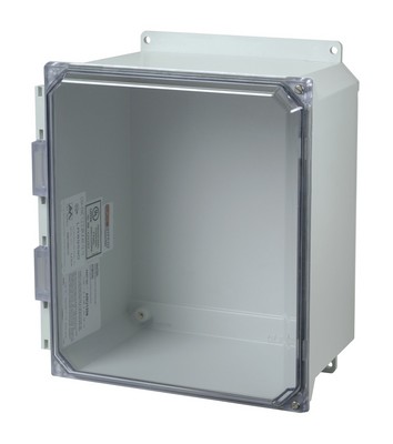 Hinged Screw Cover - Clear Polycarbonate