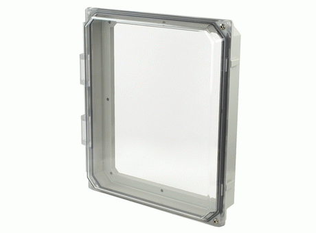 HMI Cover Kit: Hinged Screw Cover - Clear Polycarbonate