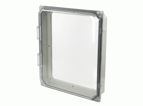 HMI Cover Kit: Hinged Tamper Proof Screw Cover - Clear Polycarbonate