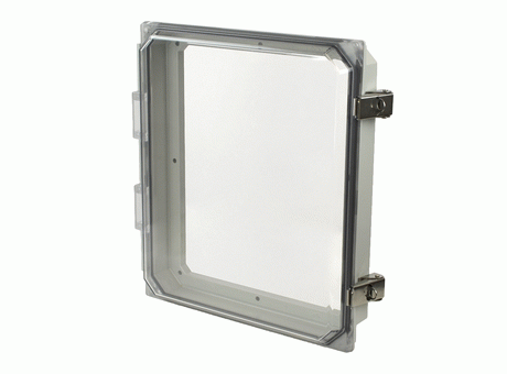 HMI Cover Kit: Snap Latch Hinged Cover - Clear Polycarbonate