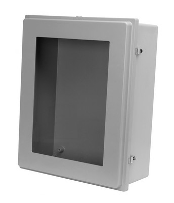 Snap Latch, Hinged & Raised Cover w/Window