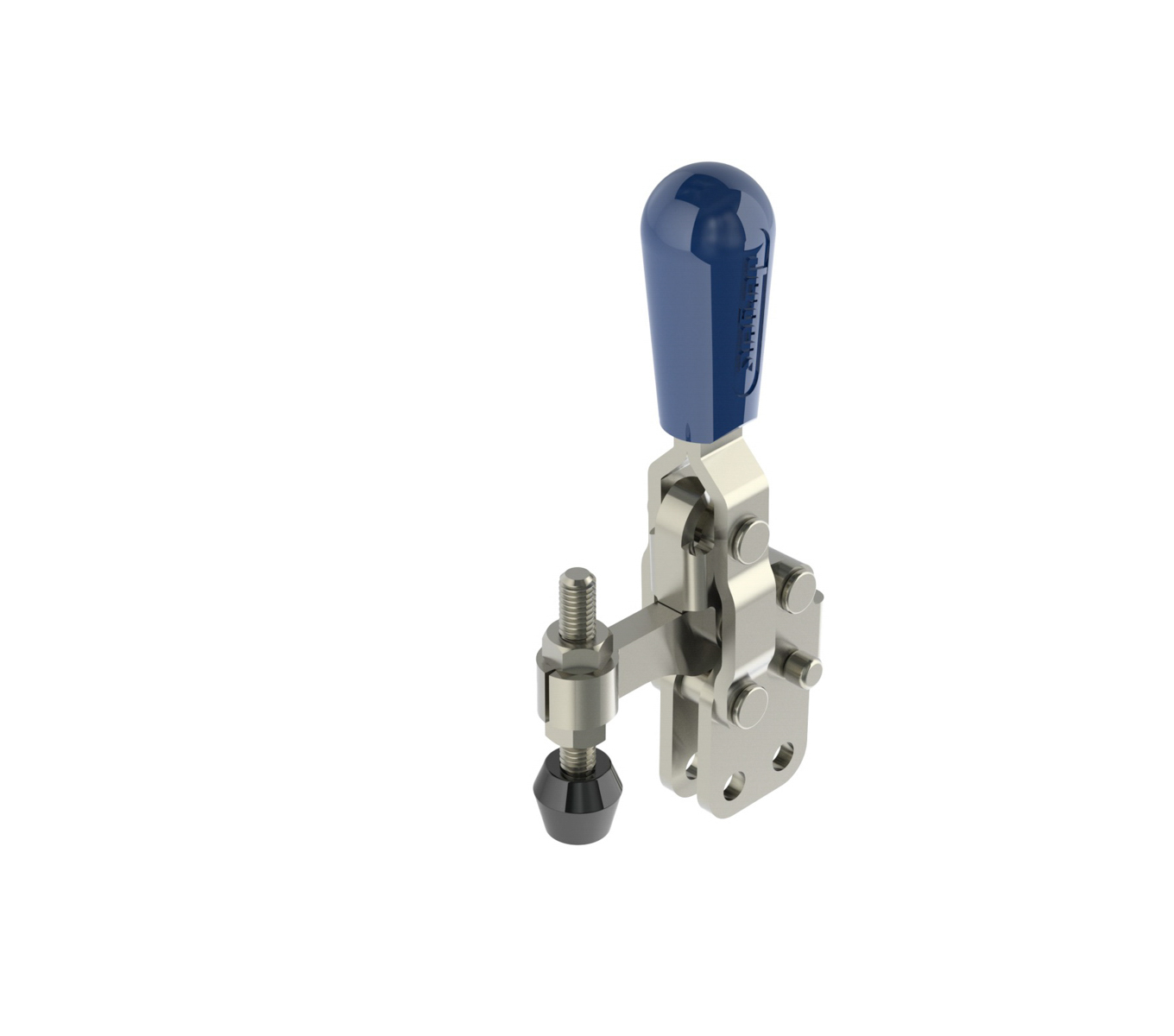 Vertical Hold Down Action Toggle Clamp with Straight Base & Solid Arm
