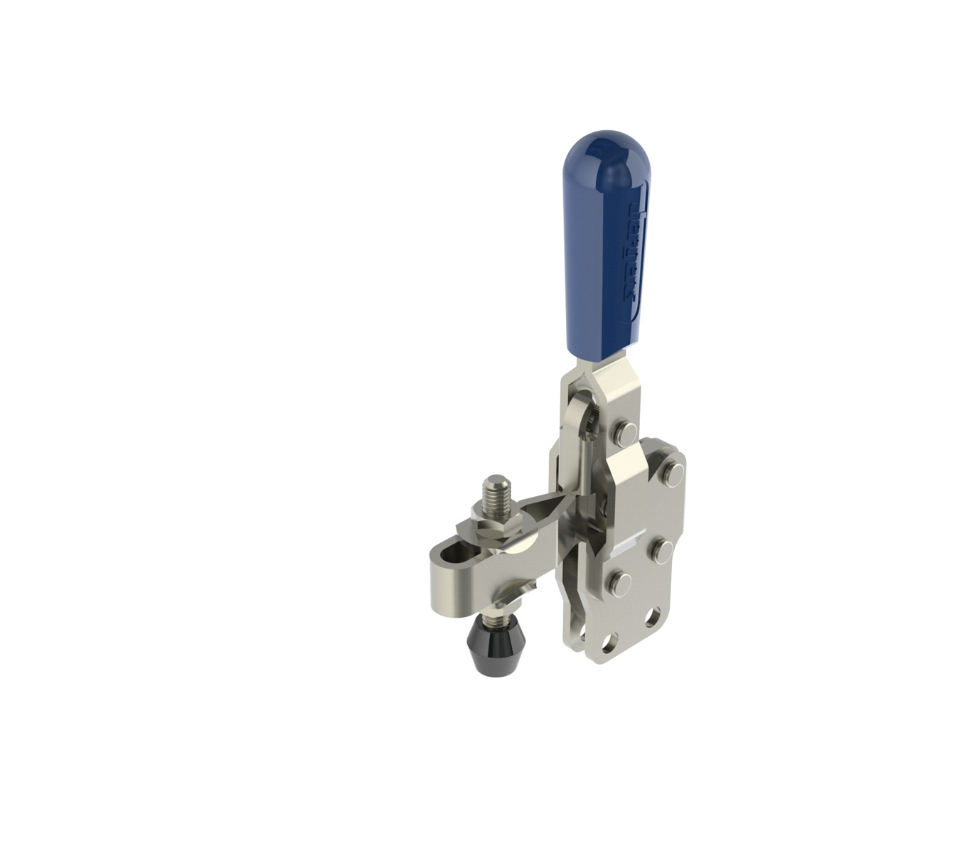 382 LB CAP Vertical Toggle Clamp with Straight Base & Adjustable U-Bar