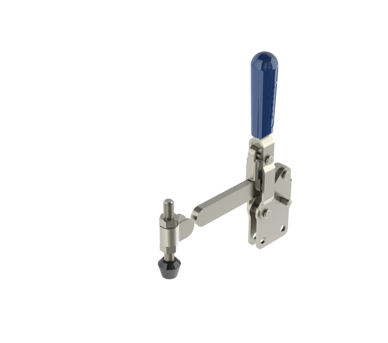760 LB CAP Vertical Toggle Clamp with Straight Base & Solid Arm