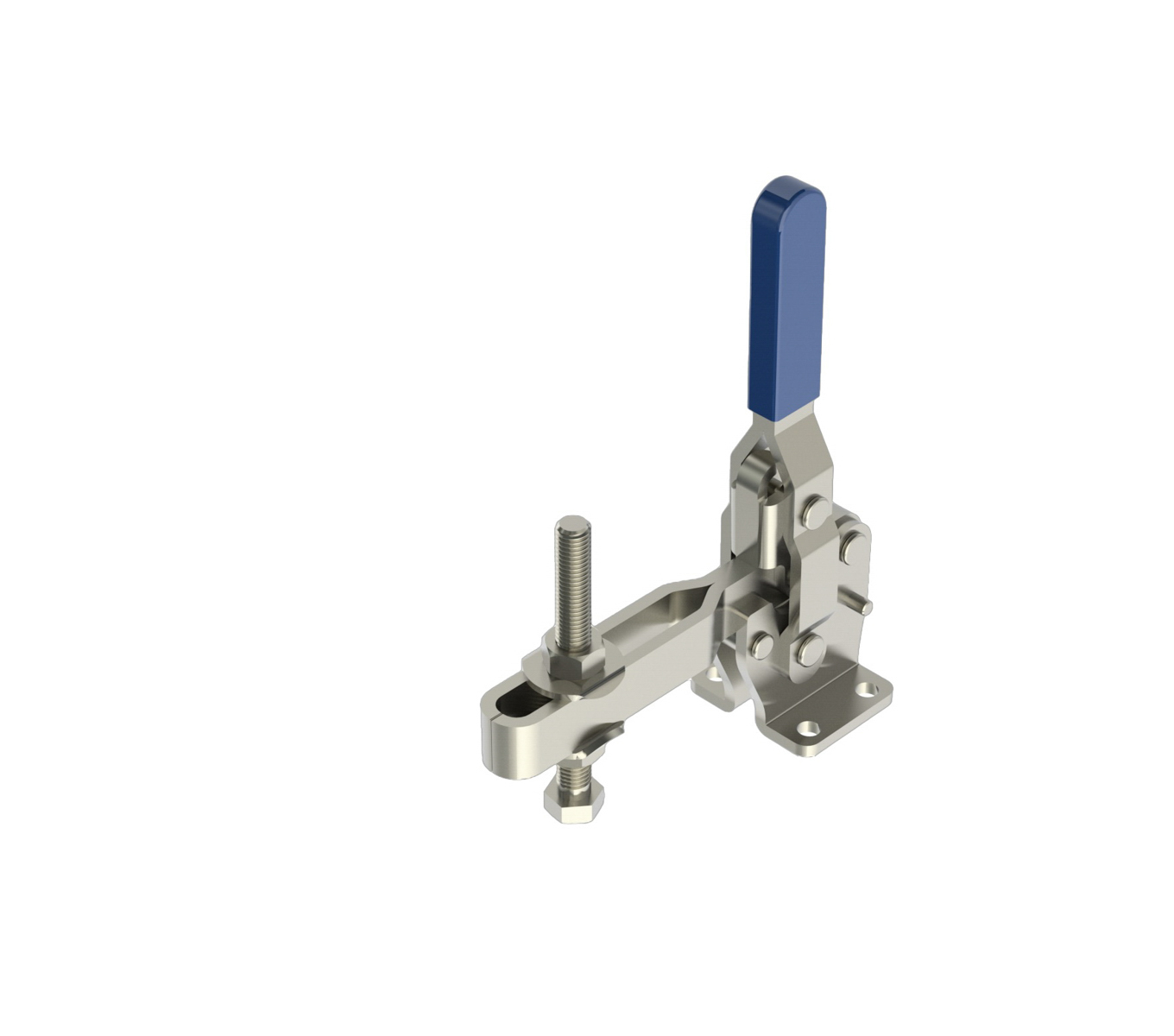 990 LB CAP Vertical Toggle Clamp with Flanged Base & Adjustable U-Bar