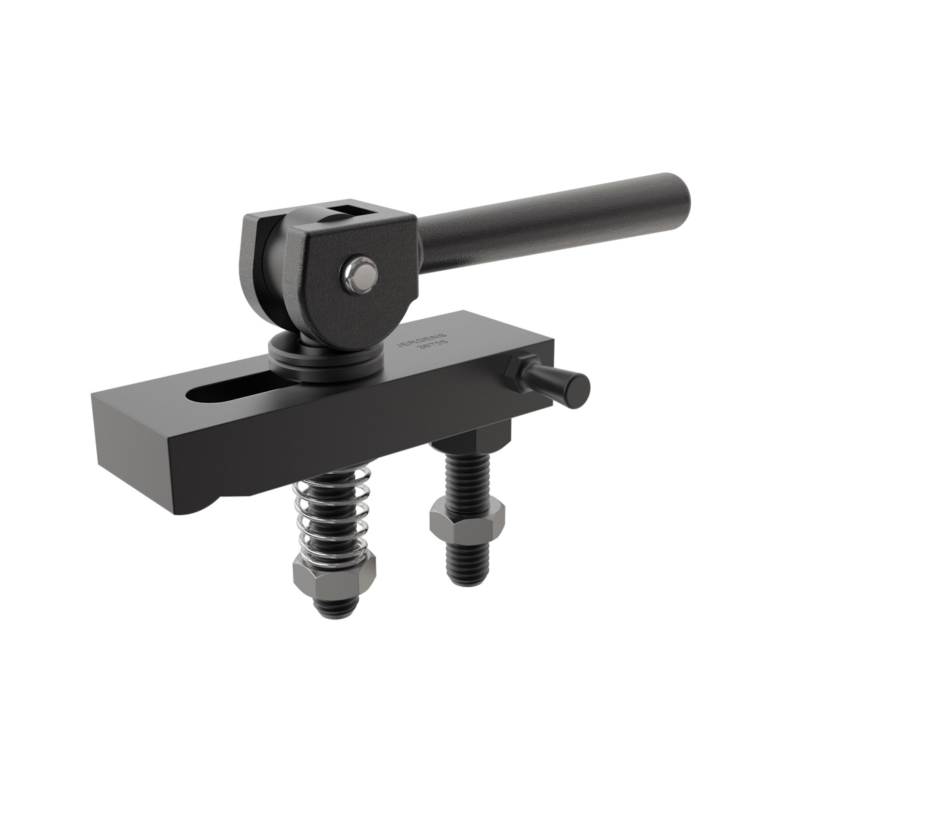 Double Cam Clamp Assemblies with Radius Nose Strap