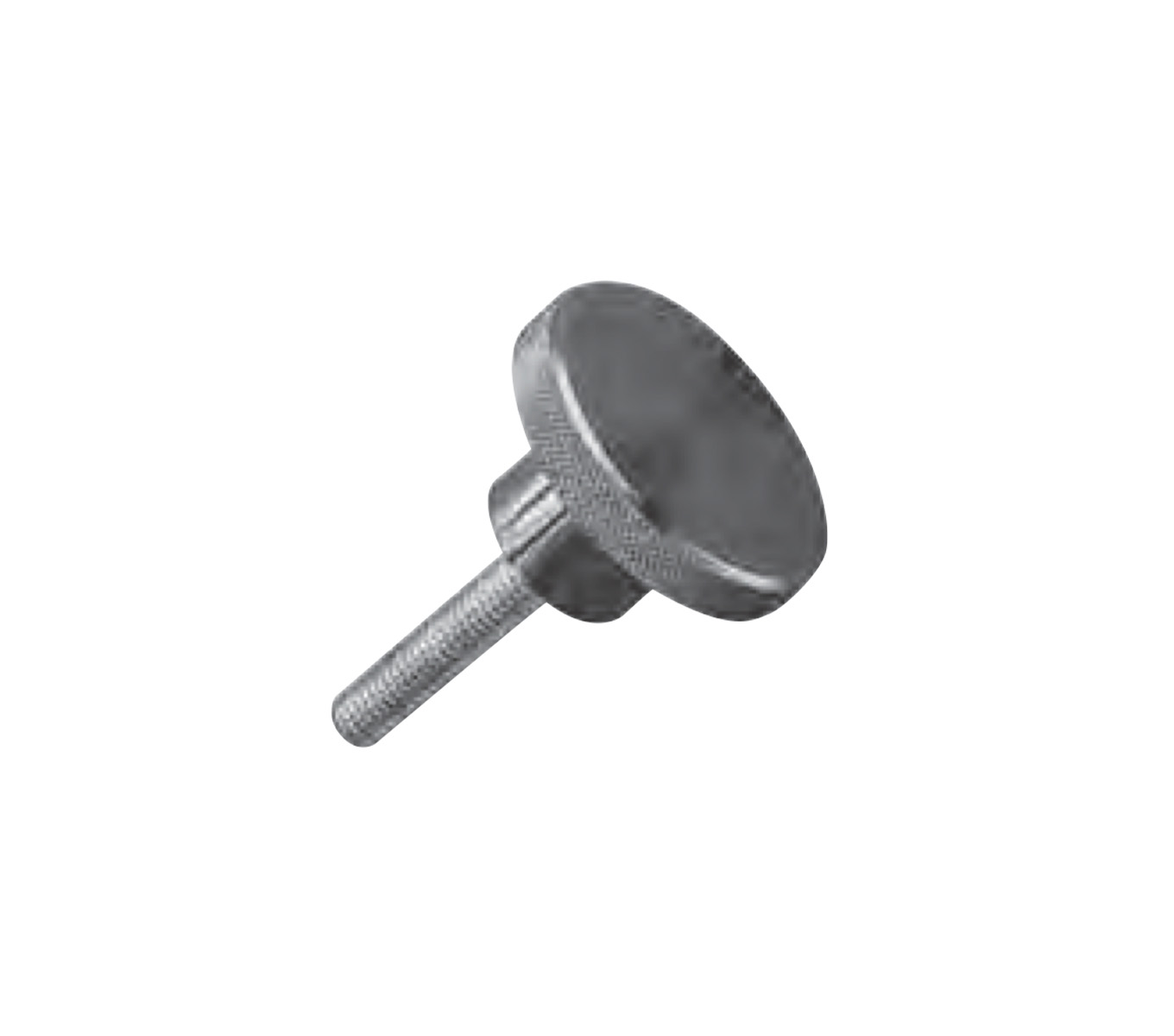 Steel Knurled Control Knob with Stud