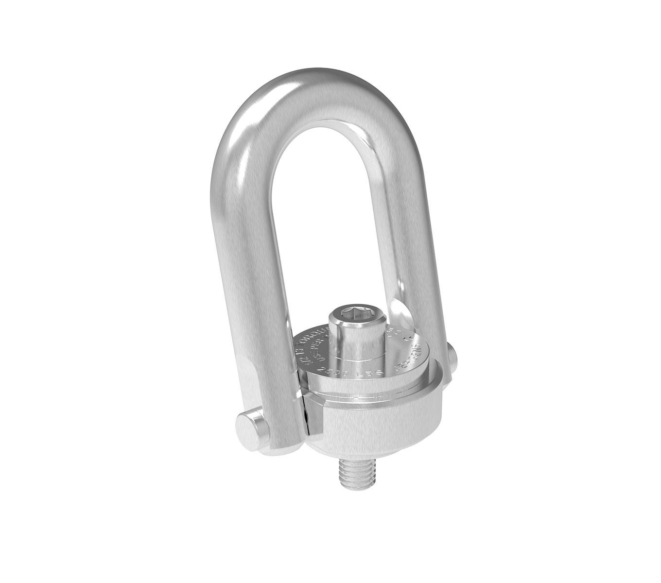 Stainless Steel Traditional Center-Pull Hoist Rings (Inch)
