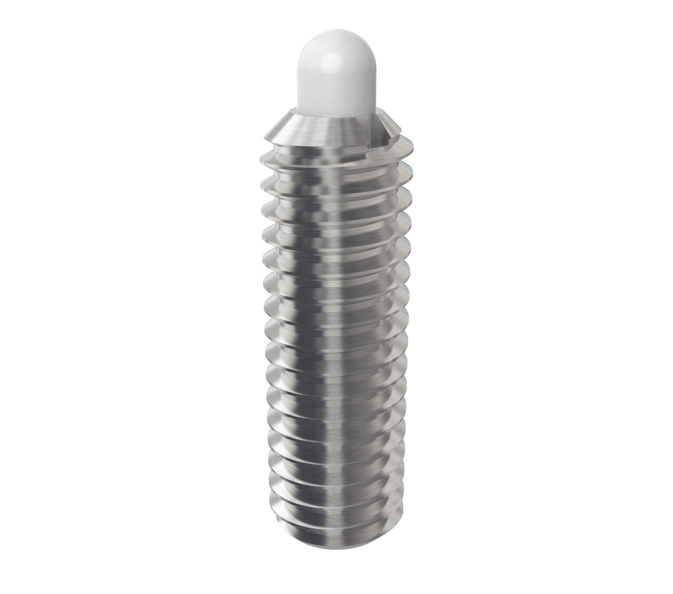 Delrin Tip - Stainless Steel Spring Plungers