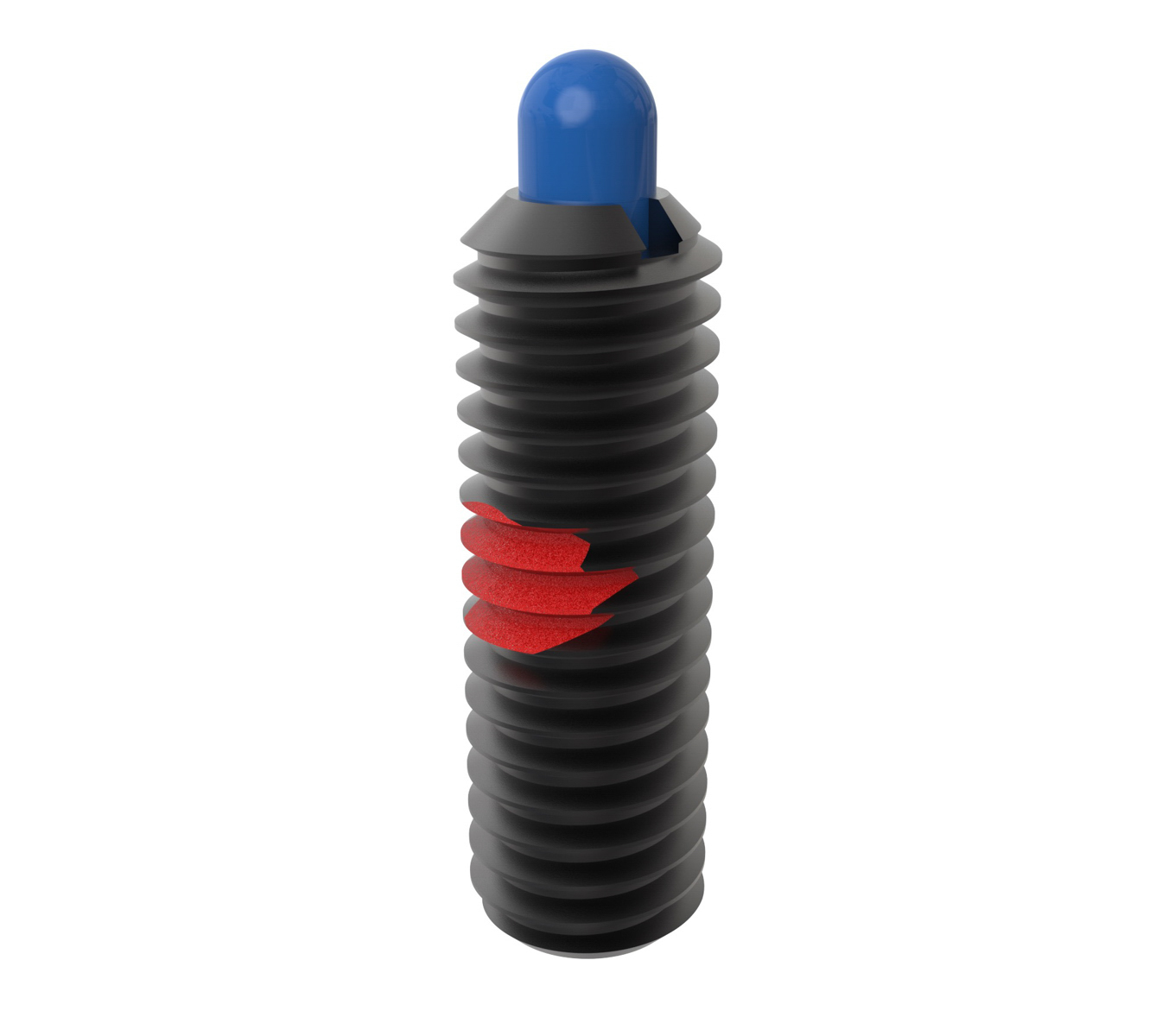Delrin Tip - Steel Spring Plungers (Metric)