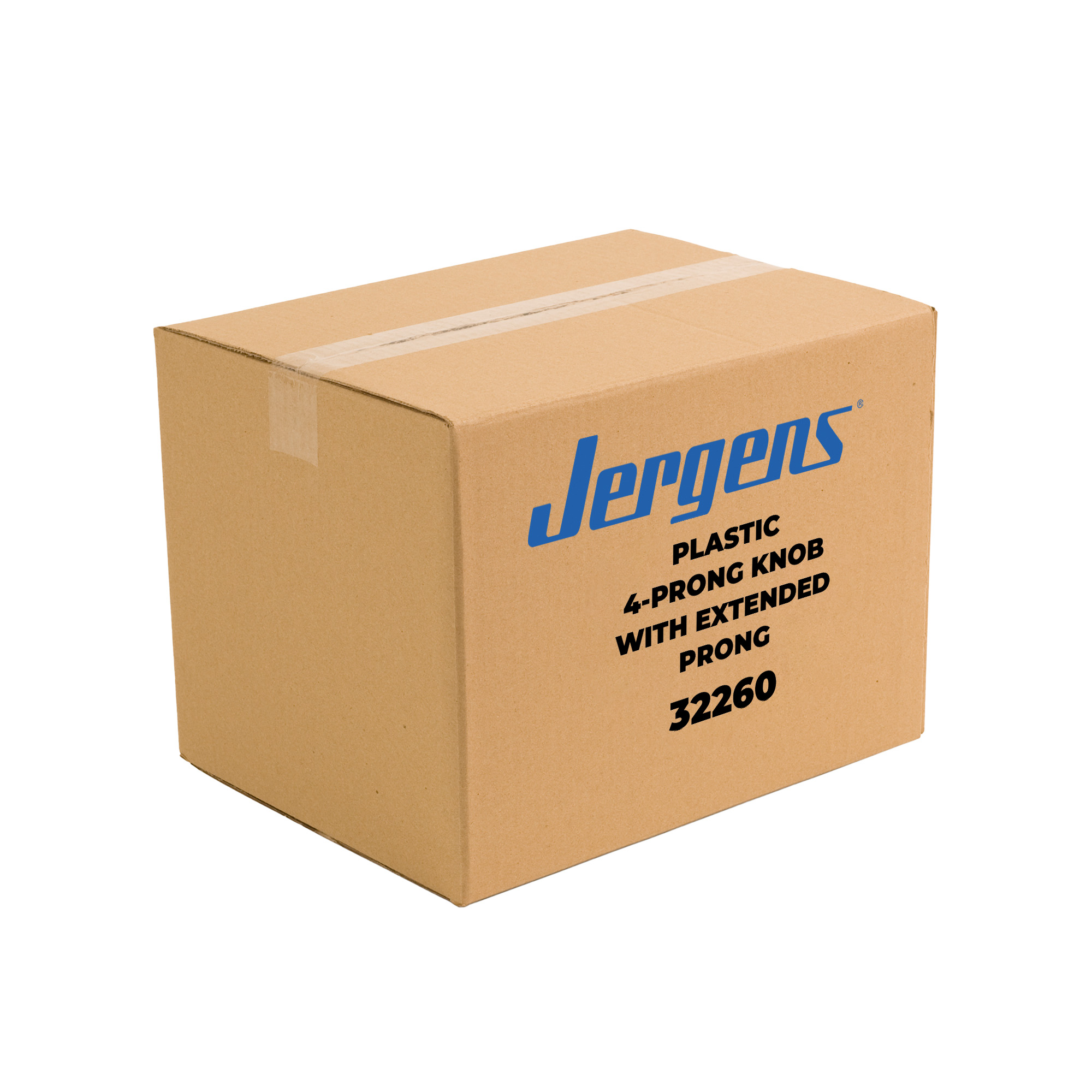 Plastic 4-Prong Knob with Extended Prong