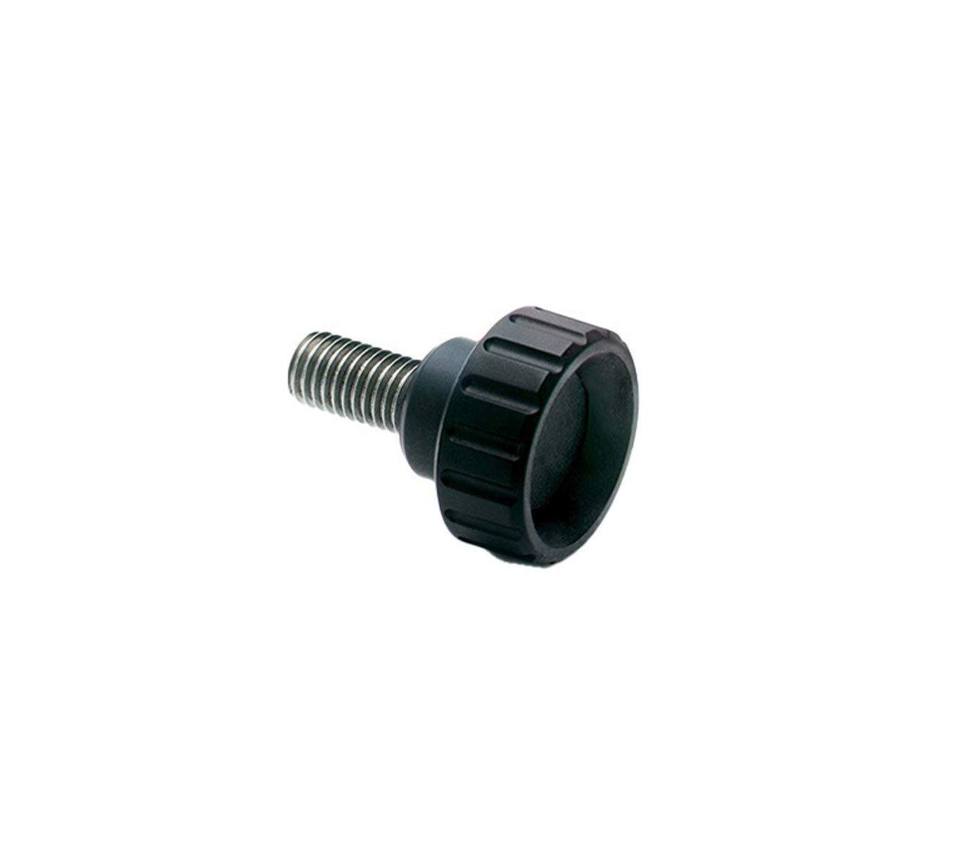Plastic Fluted Grip Knobs with Stud by ELESA® (Inch)