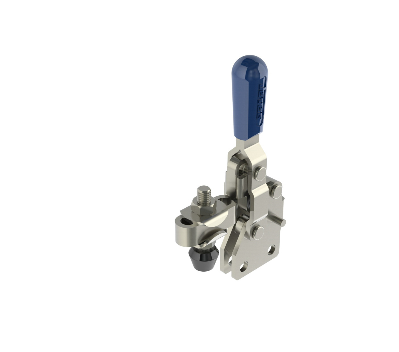 Vertical Hold Down Toggle Clamp with Straight Base & Adjustable U-Bar