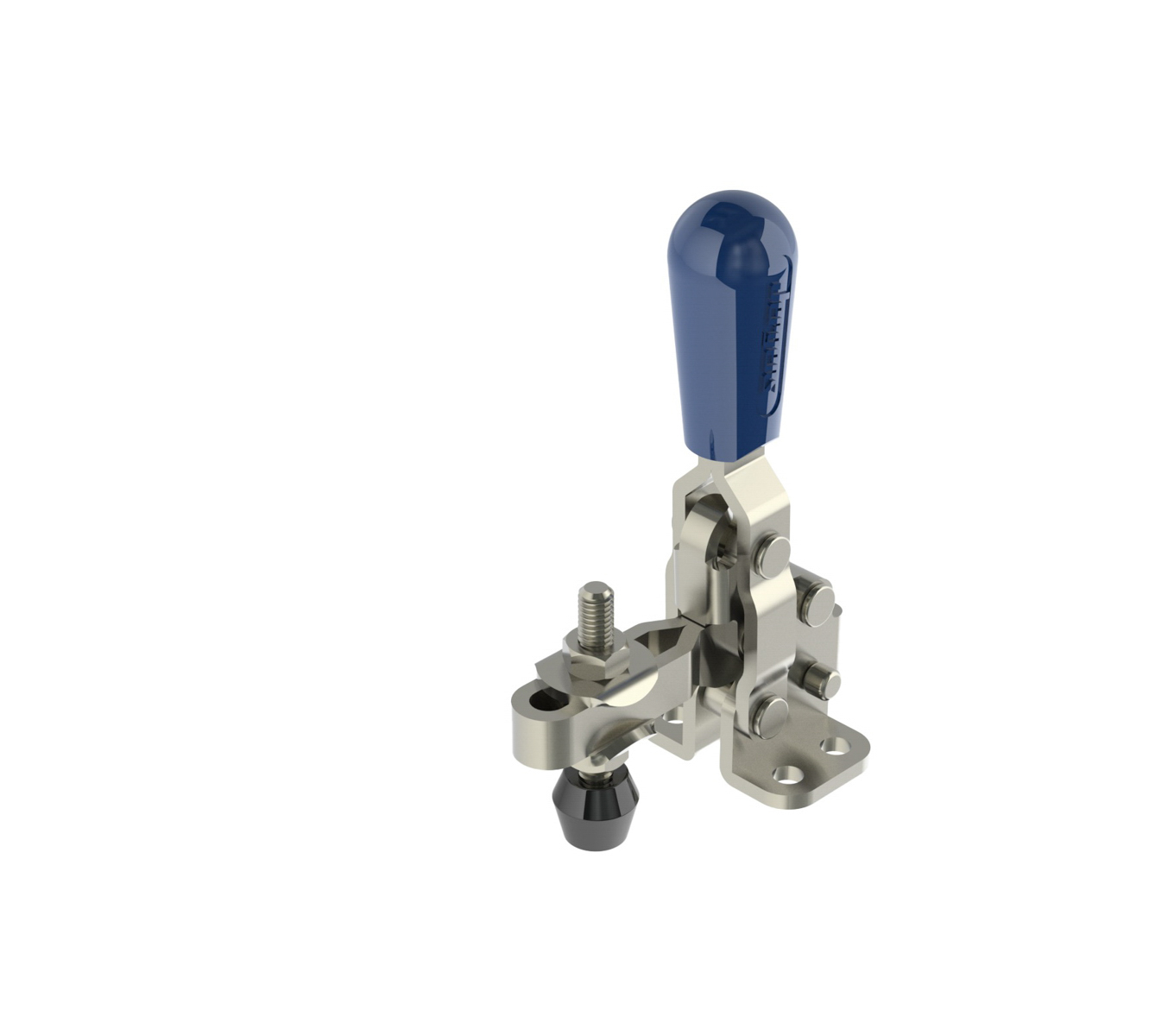 225 LB CAP Vertical Toggle Clamp with Flanged Base & Adjustable U-Bar
