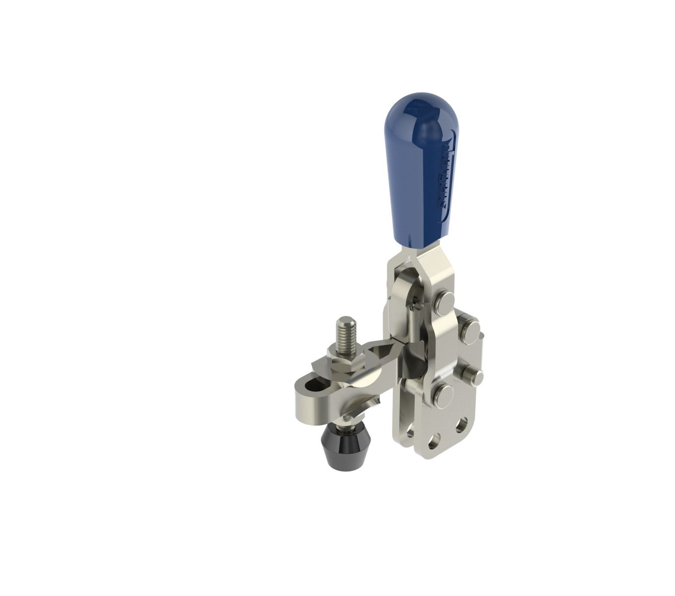 225 LB CAP Vertical Toggle Clamp with Straight Base & Adjustable U-Bar