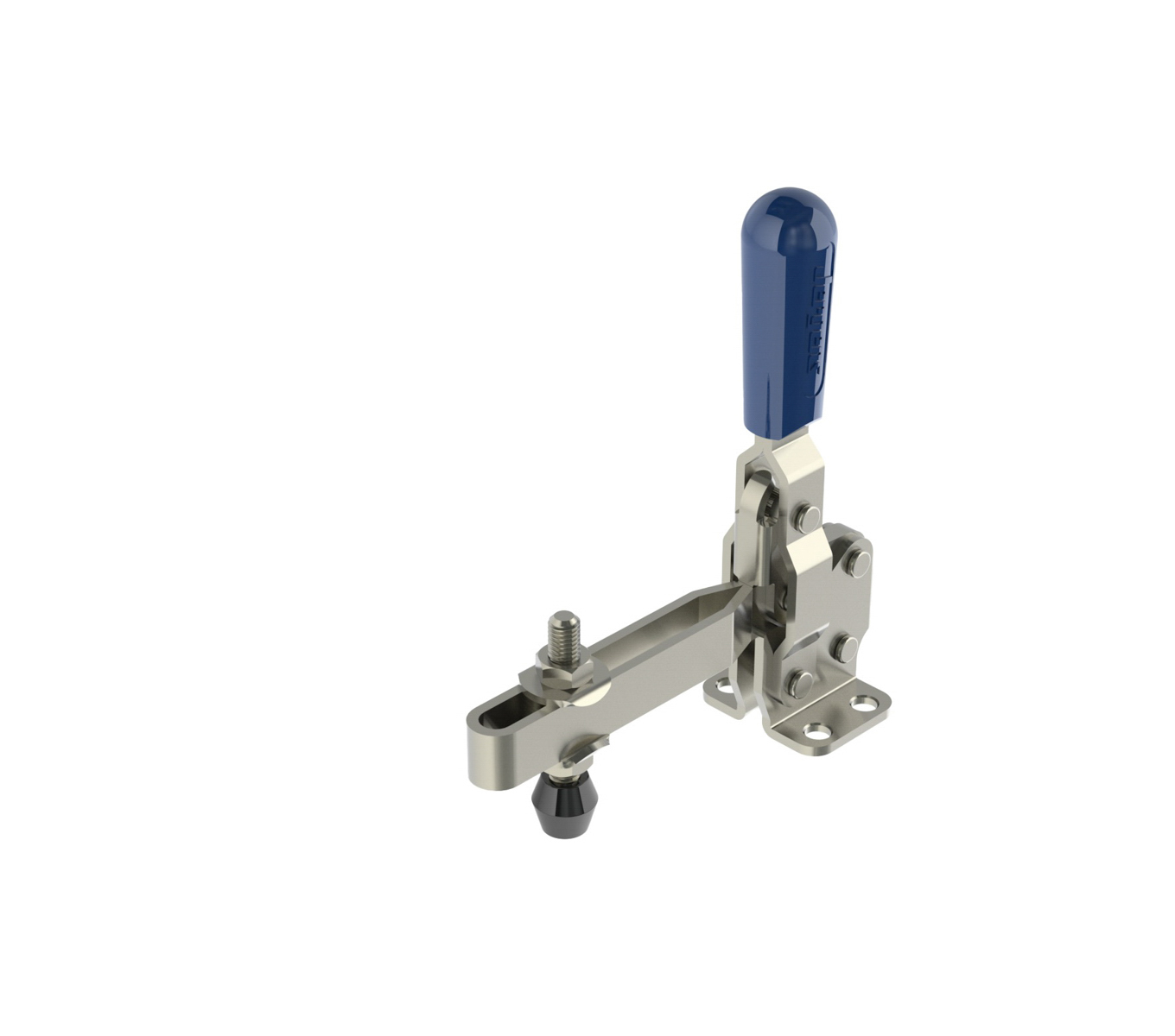 337 LB CAP Vertical Toggle Clamp with Flanged Base & Adjustable Long U-Bar