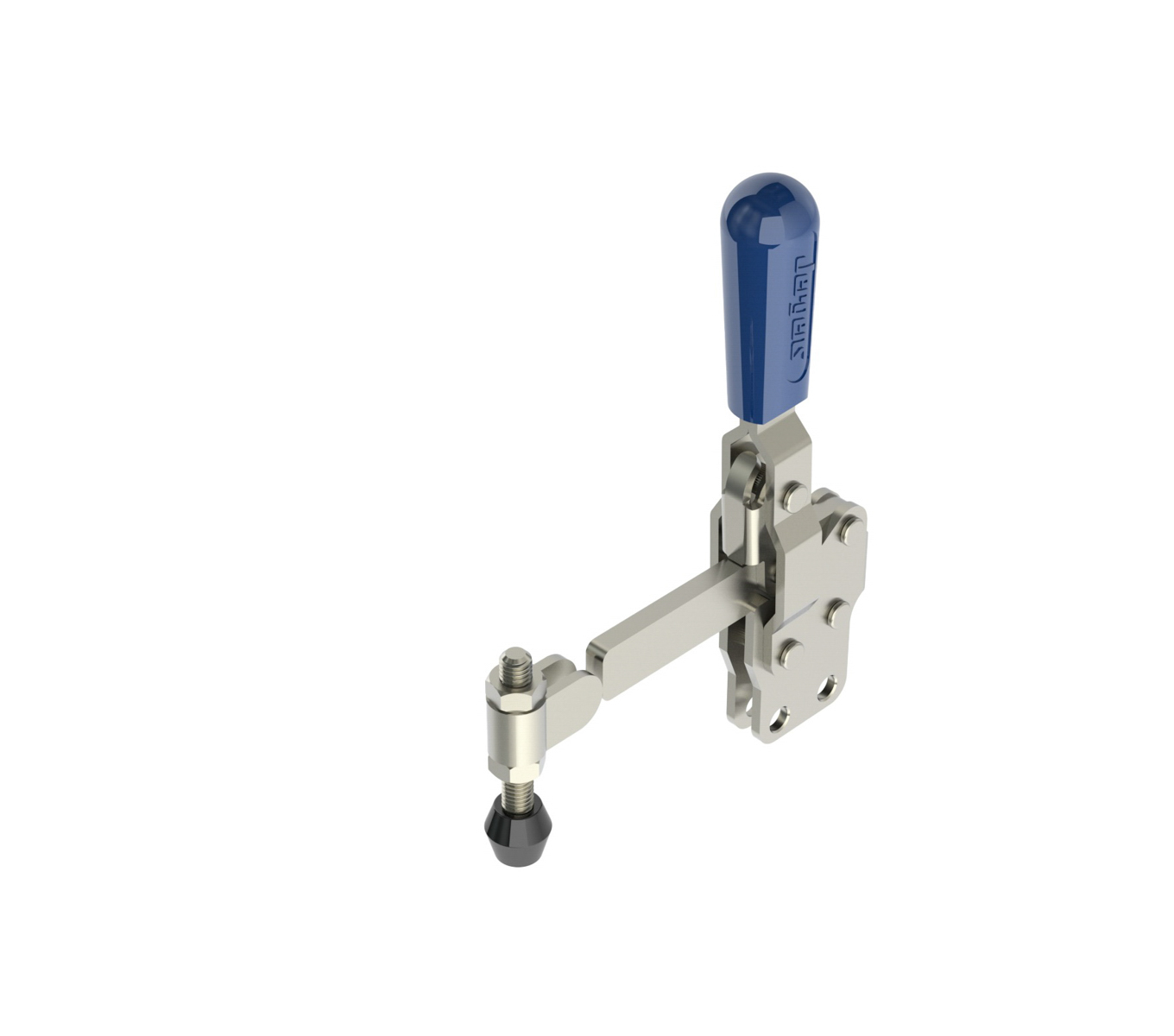 472 LB CAP Vertical Toggle Clamp with Straight Base & Solid Arm